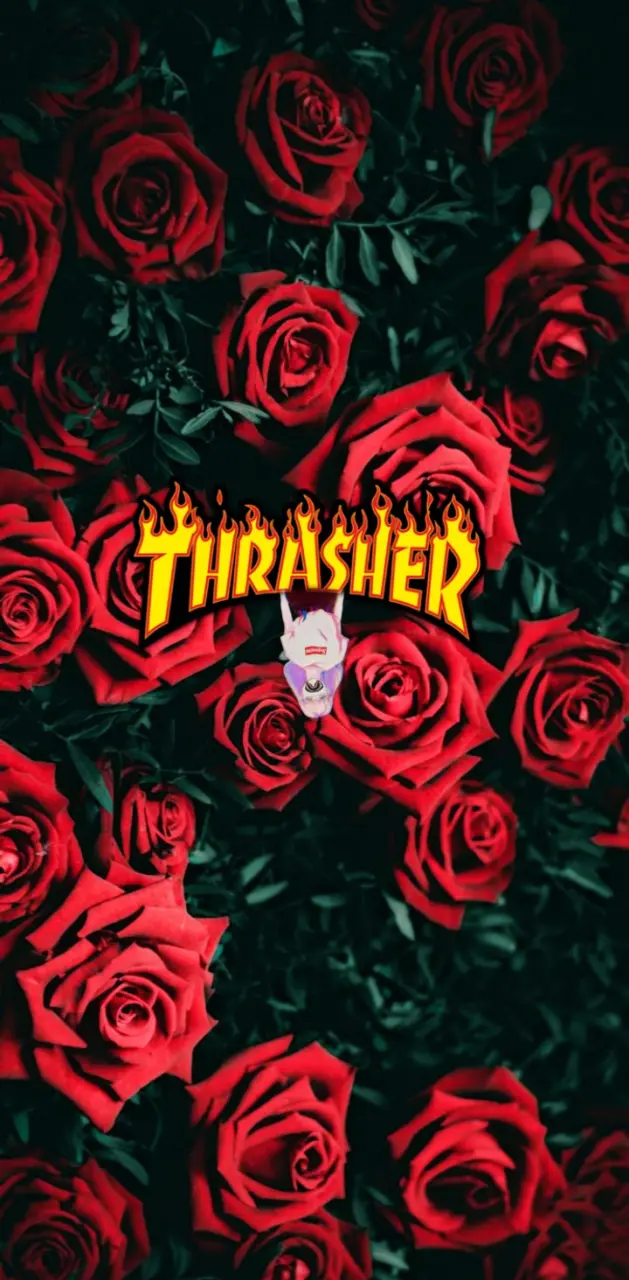 Thrasher wallpaper I made for my phone! - Thrasher