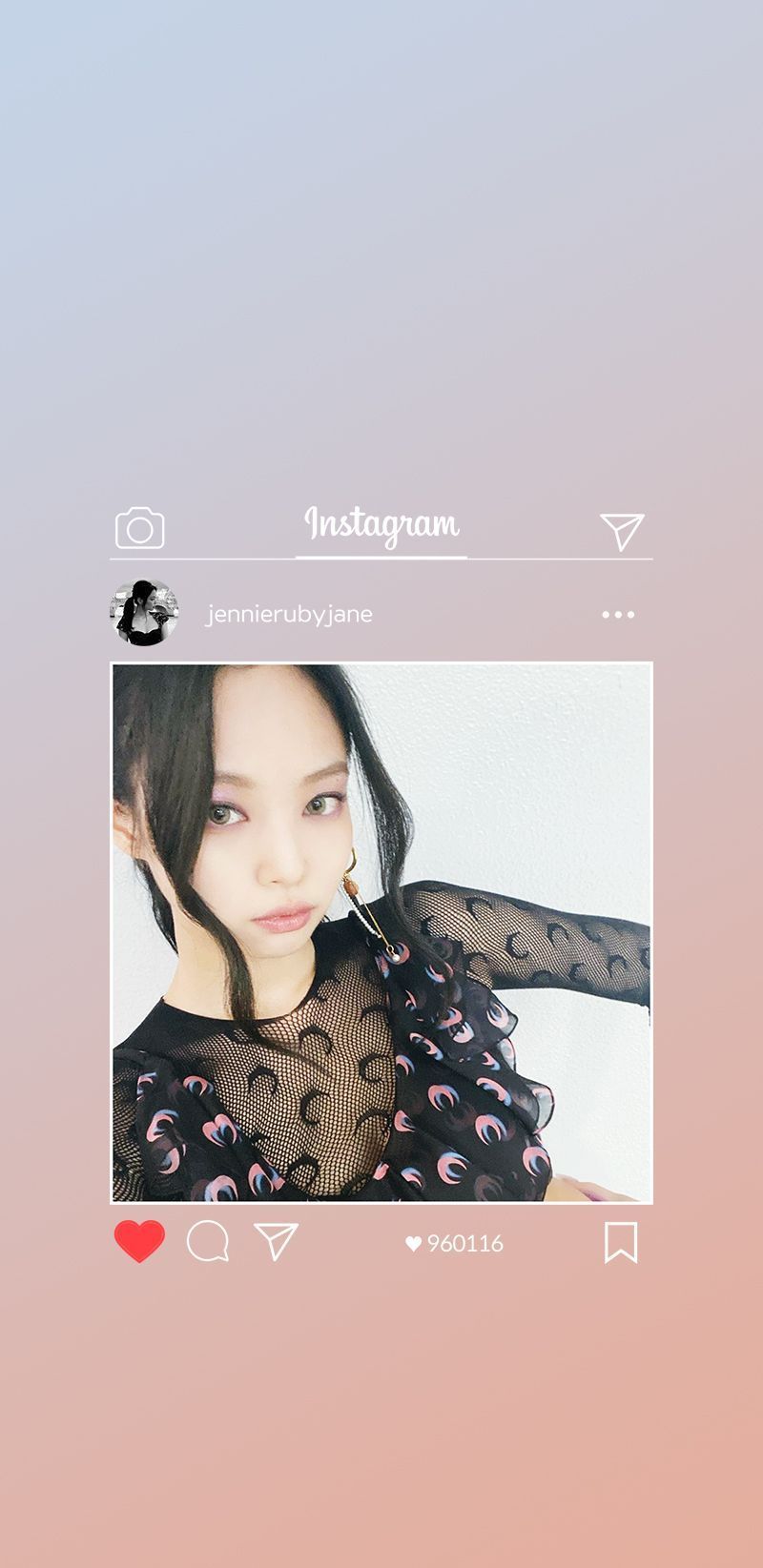 BLACKPINK Jennie Instagram Wallpaper & LockScreen