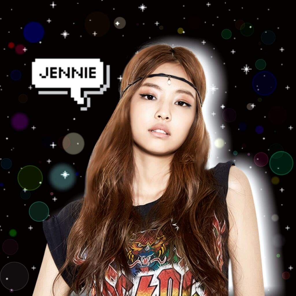 Blackpink's Jennie with a pixelated nameplate - Jennie