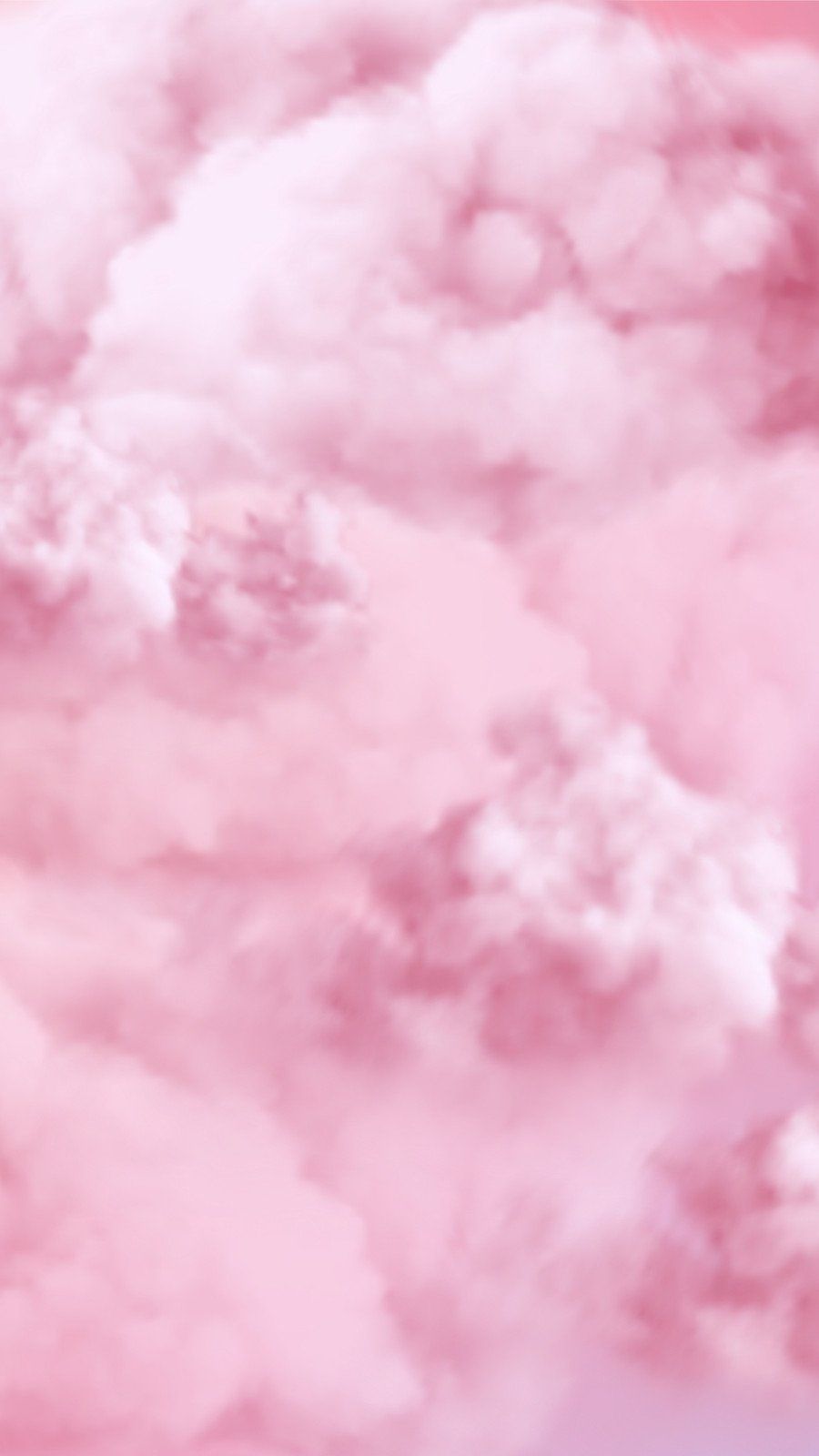 Aesthetic pink clouds wallpaper for iPhone and Android - Cloud