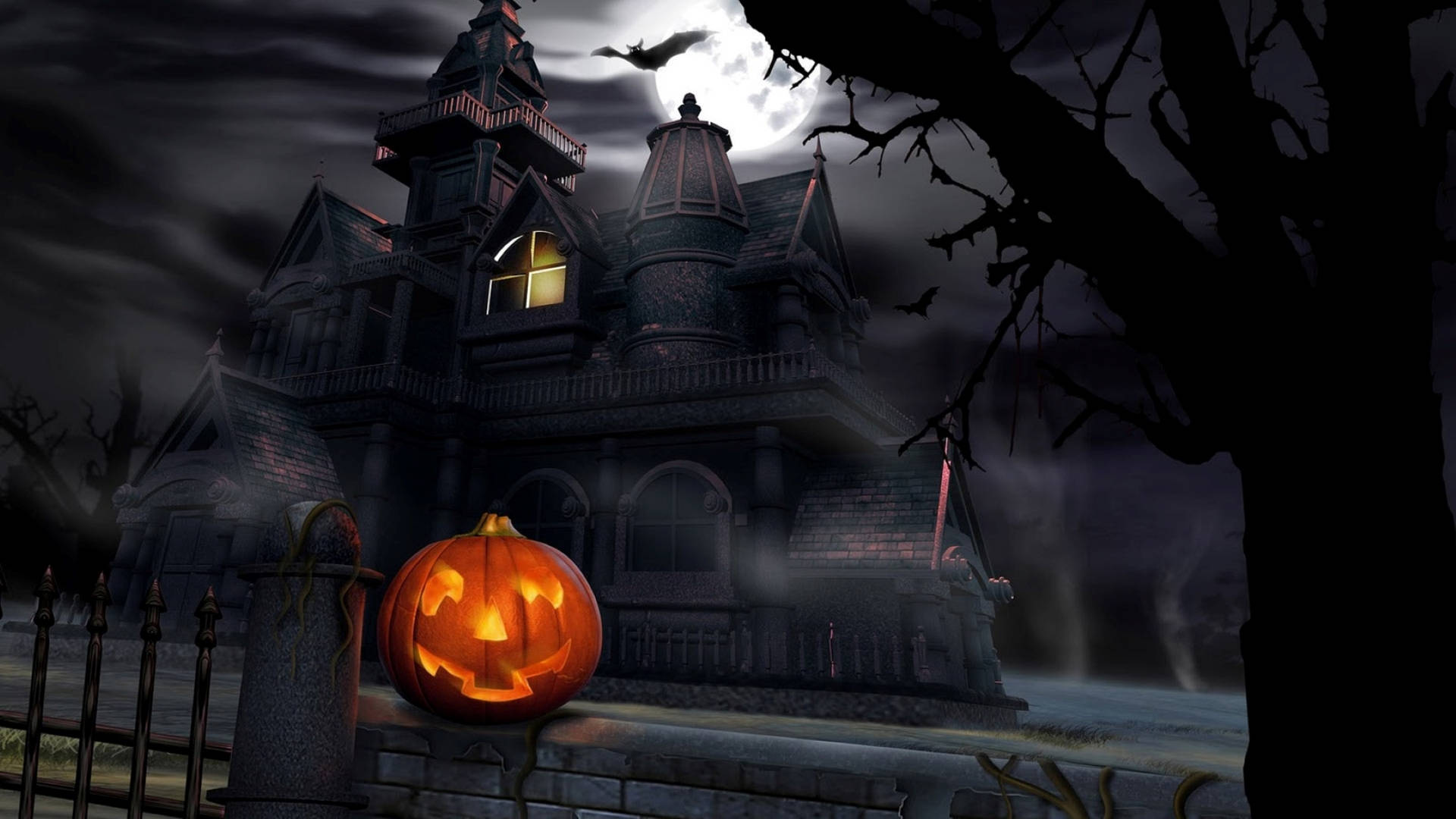 Download Spooky Halloween Aesthetic Wallpaper