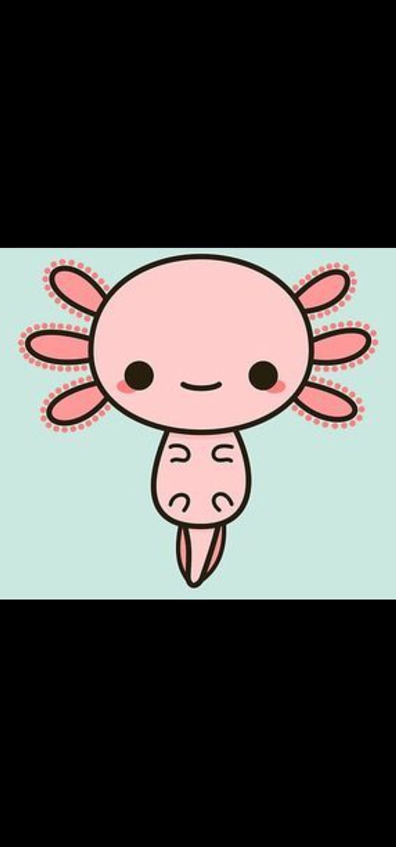 I'm a little axolotl who loves to draw and paint! - Axolotl