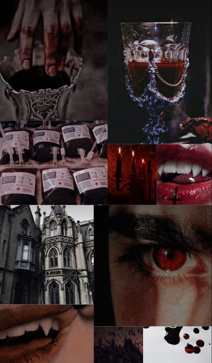 Aesthetic of a dark vampire story - Vampire