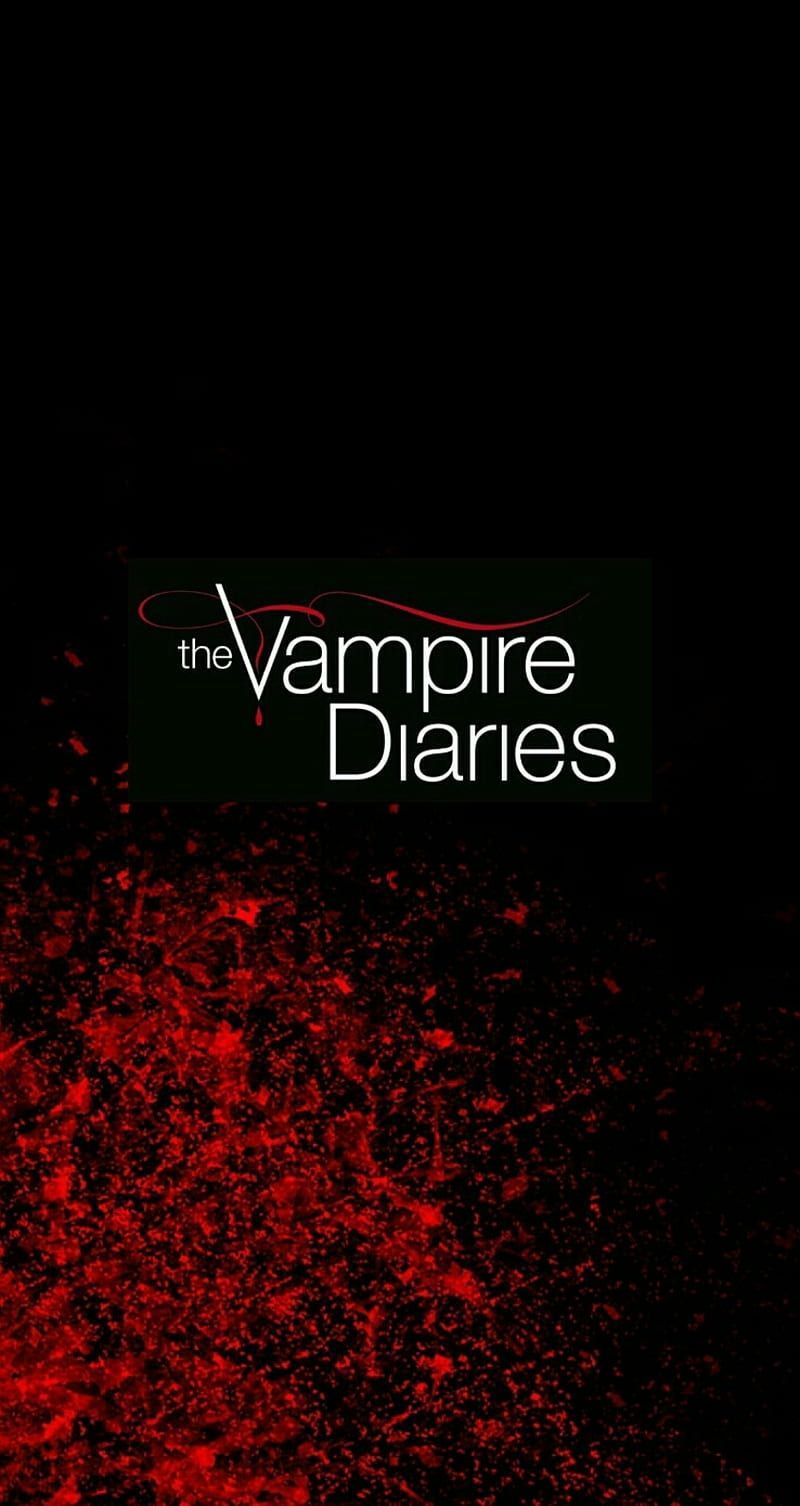 Blood Splatter, black, horror, vampire, vampire diaries, HD phone wallpaper