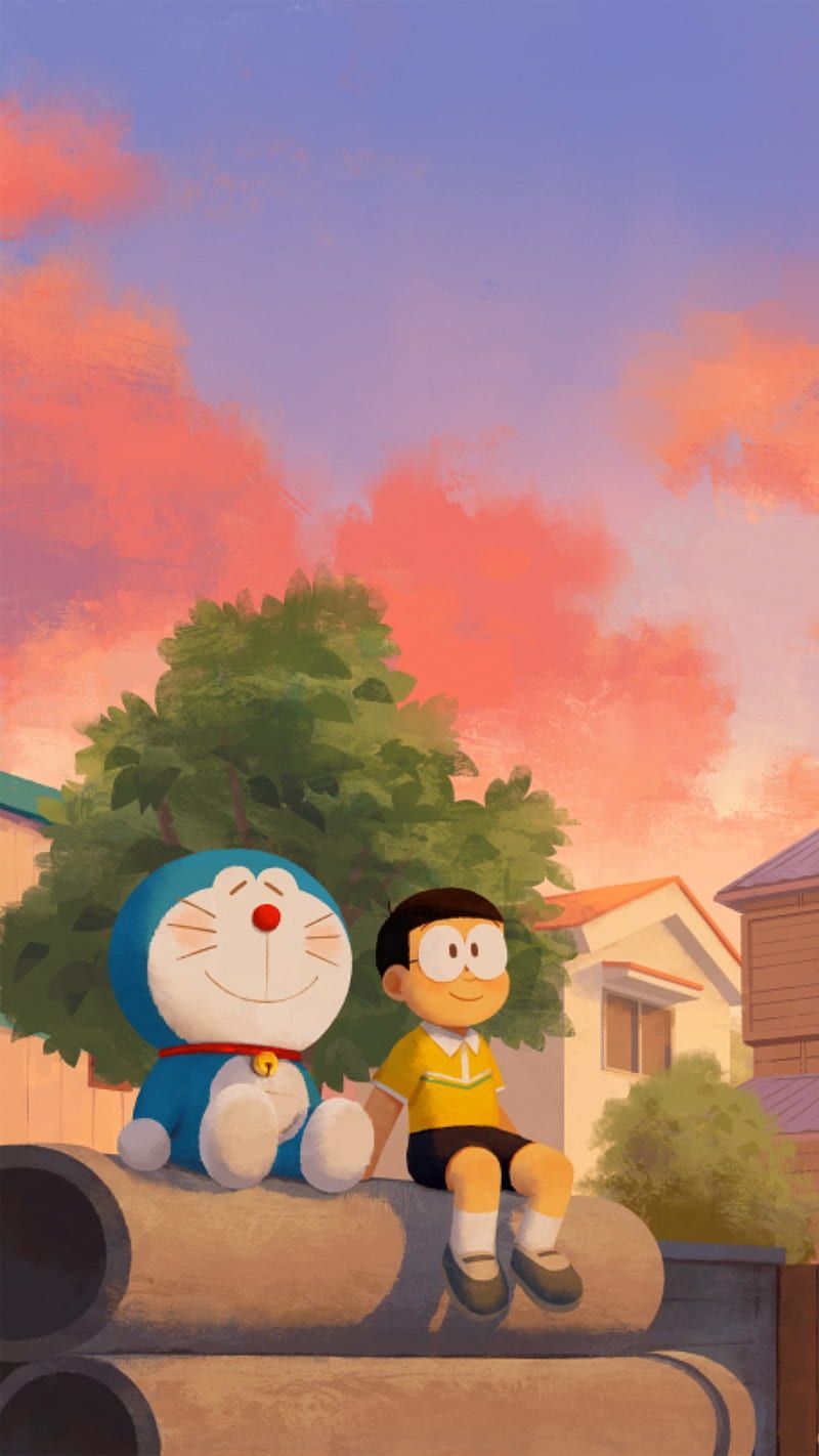 Download wallpaper doraemon, nobita, shizuka, nobita's new great adventure in the south star, 2021 with resolution 1080x1920 for your iPhone 8 from the - Doraemon