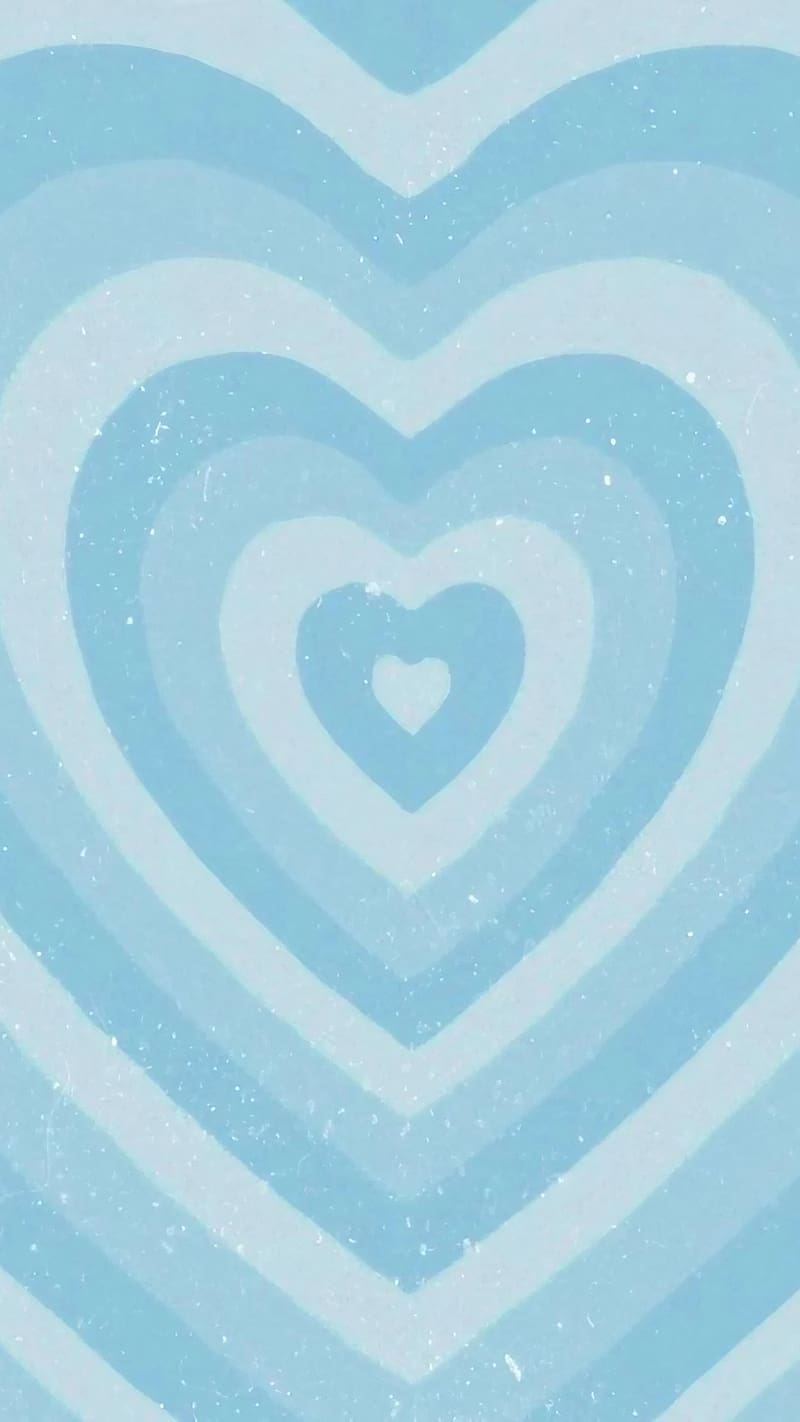 A blue and white image of a heart - Danish