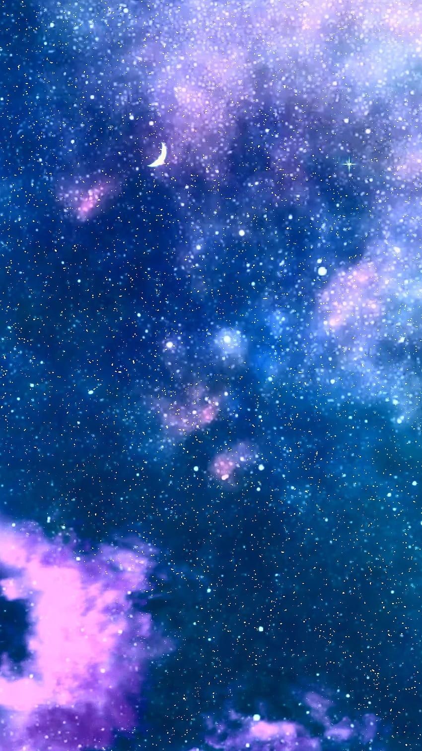 Galaxy Aesthetic, Blue Space HD phone wallpaper