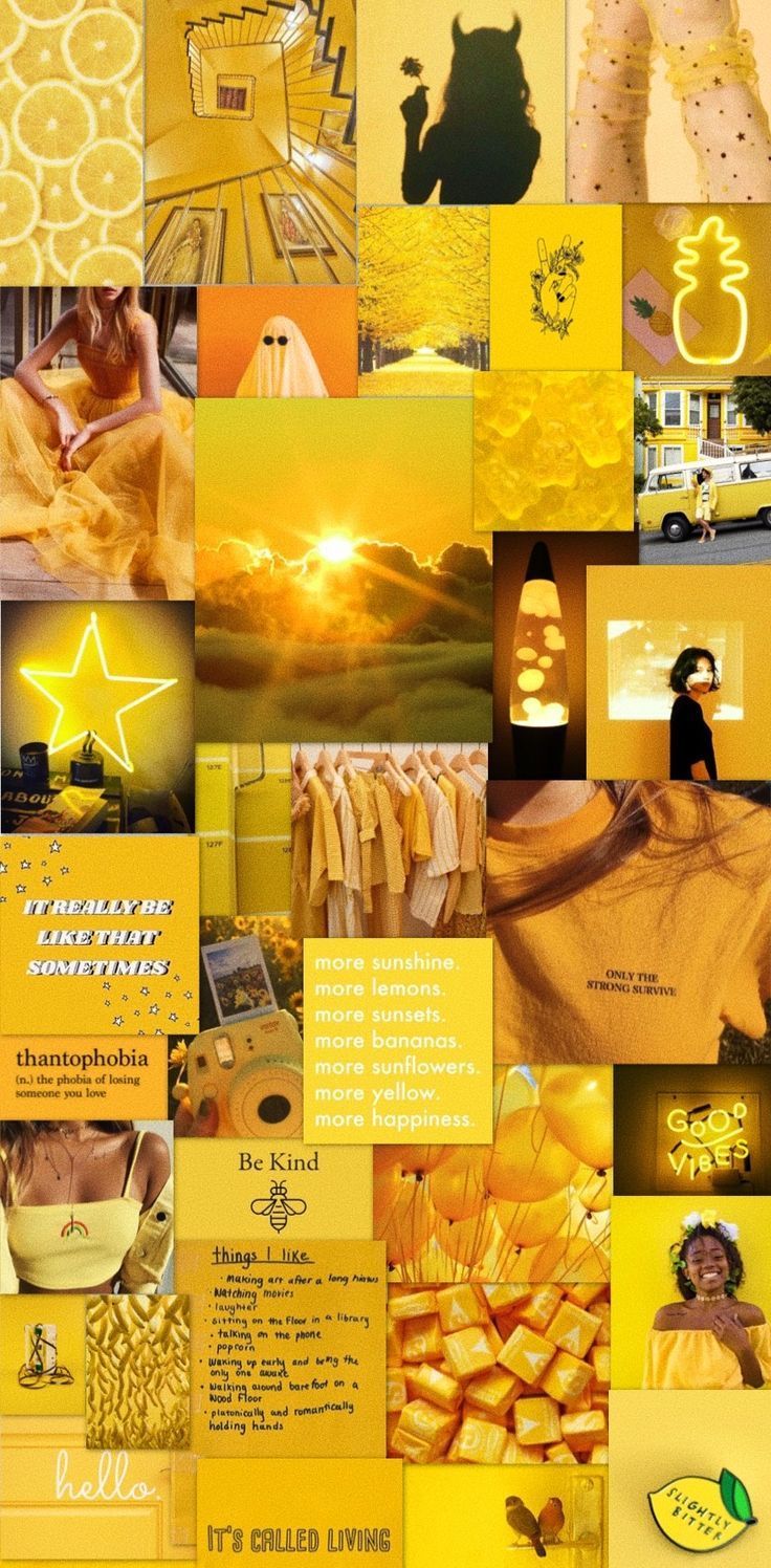 yellow wallpaper. Yellow aesthetic pastel, Digital wallpaper, Yellow aesthetic