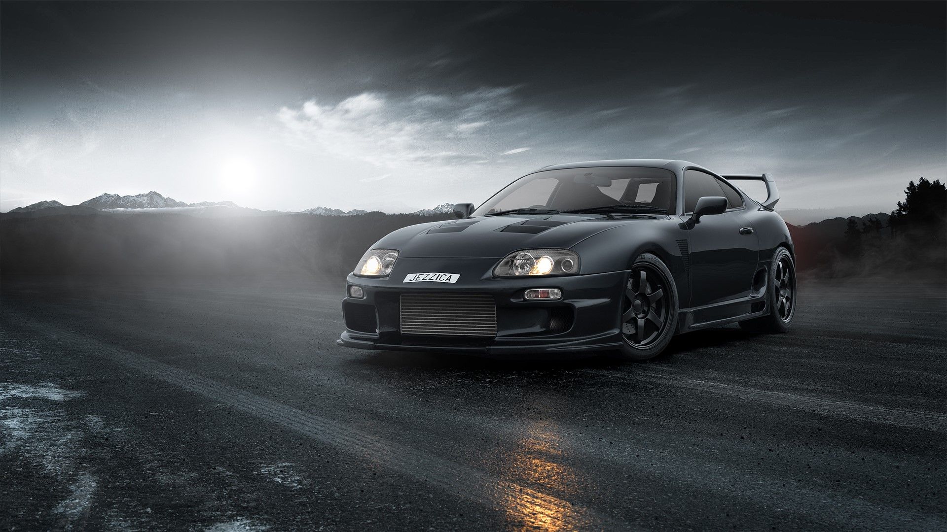 Toyota Supra on the road - JDM, cars