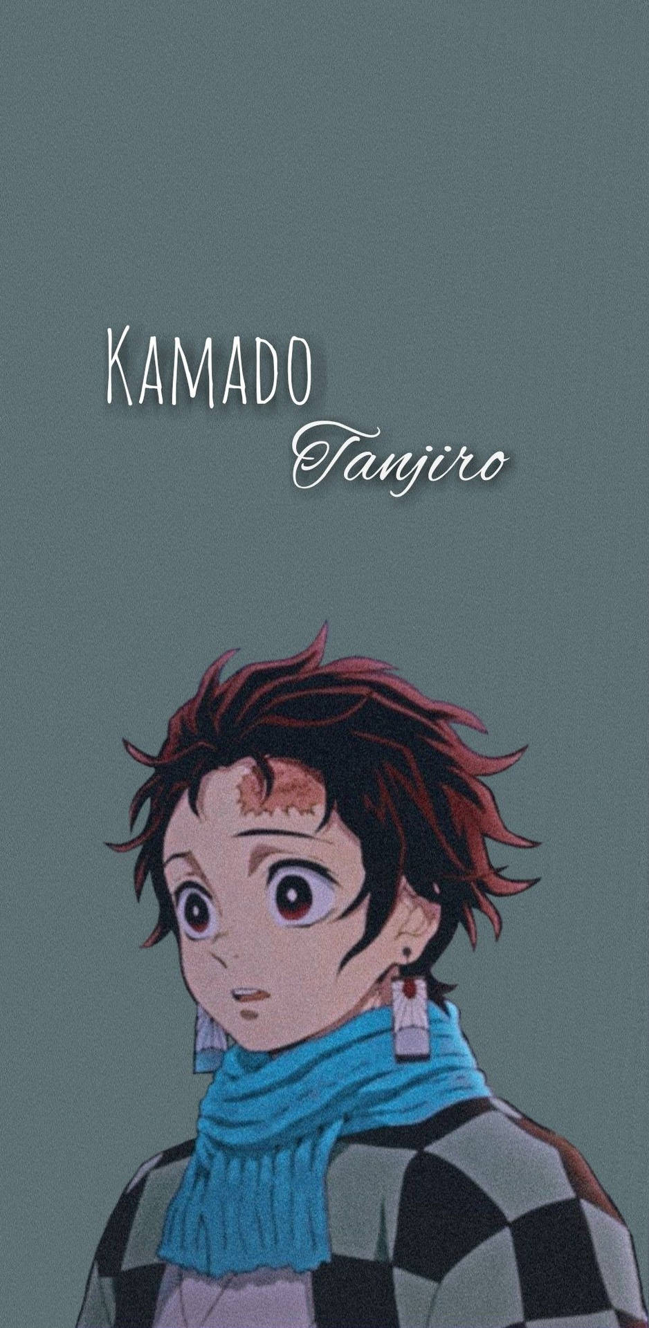 Download Cute Tanjiro Aesthetic Background Wallpaper