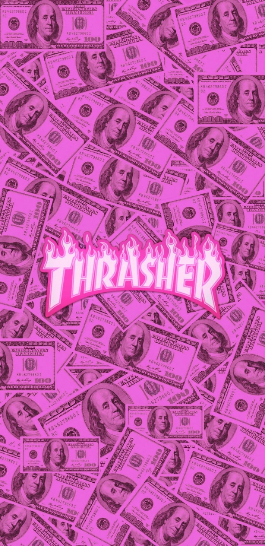 Pink Thrasher Money Wallpaper Download