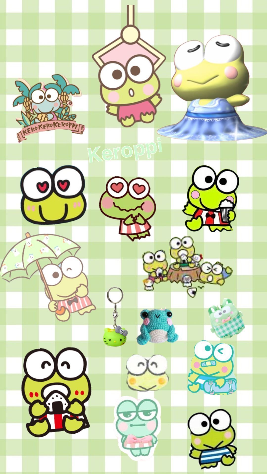 #keroppi#green#frogs#sanrio#cute