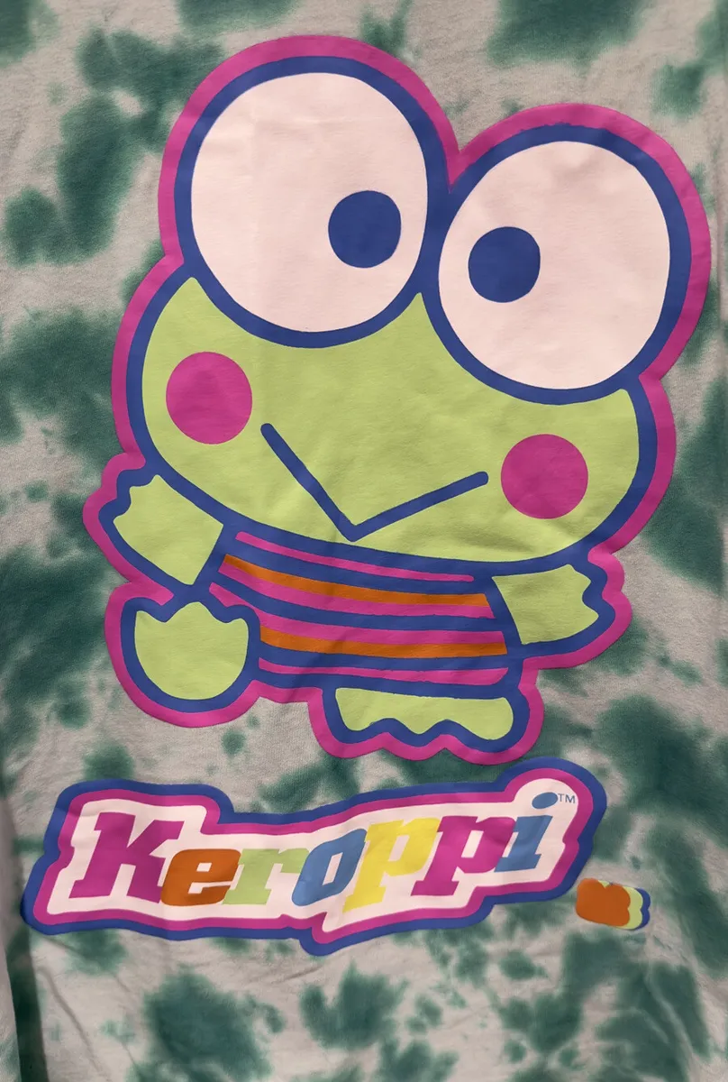 Dumbgood Sanrio Keroppi Japan Tie Dye Shirt Large