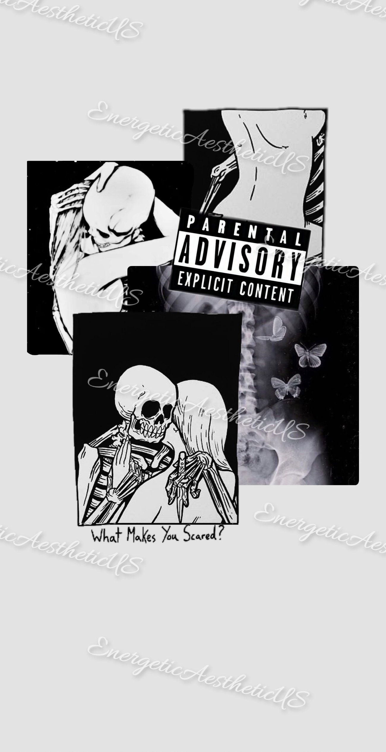 Grunge Skeleton Halloween Phone Wallpaper Grunge Skeleton