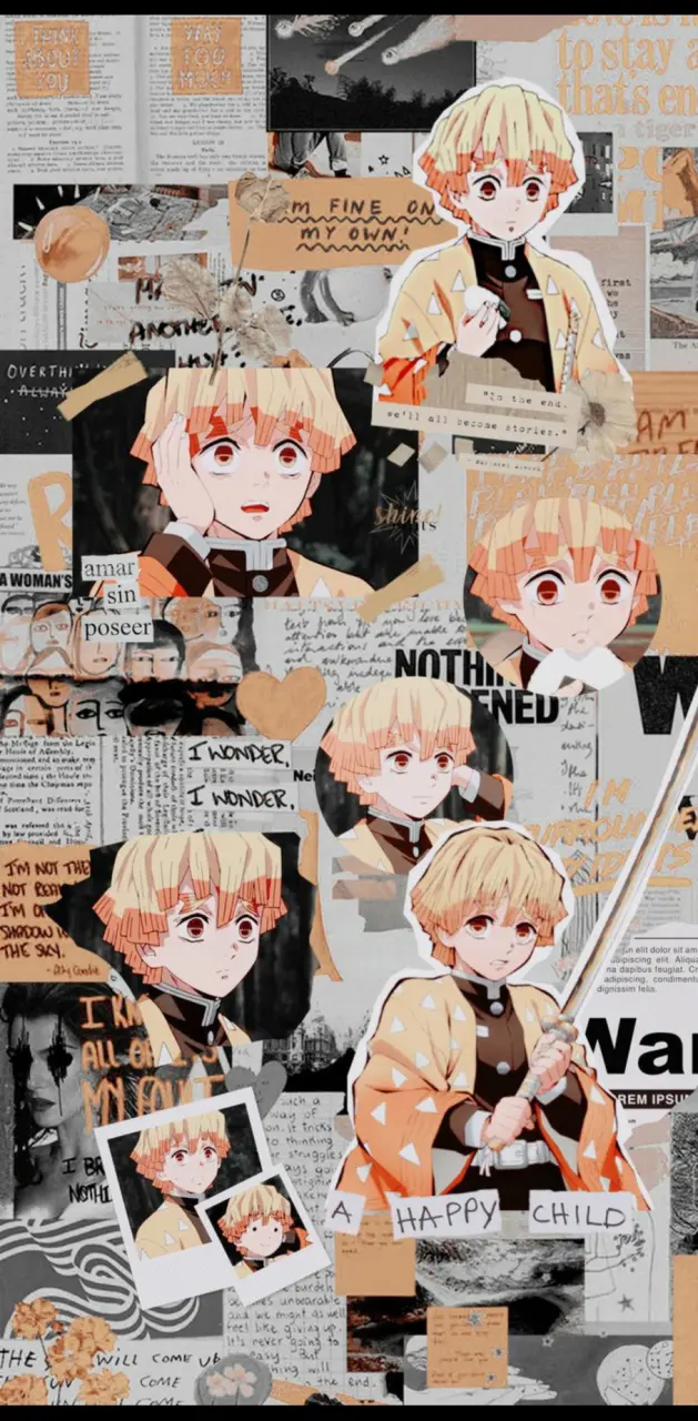 I made a collage of my favorite anime character, what do you think? - Demon Slayer