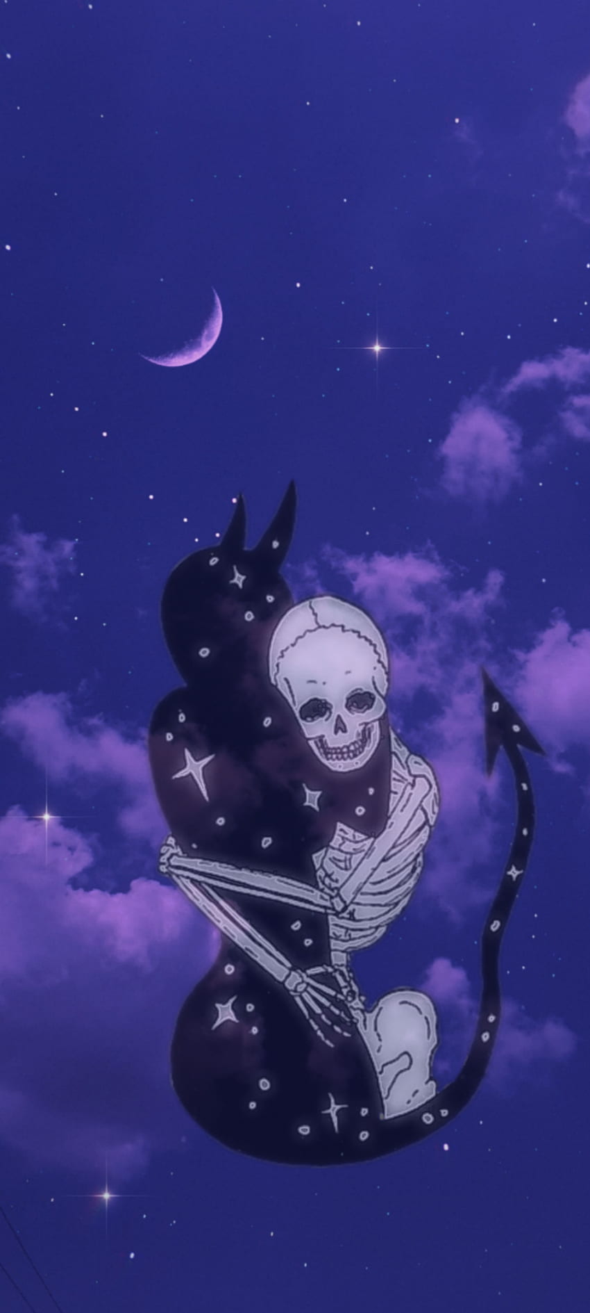 Skeleton aesthetic HD wallpaper