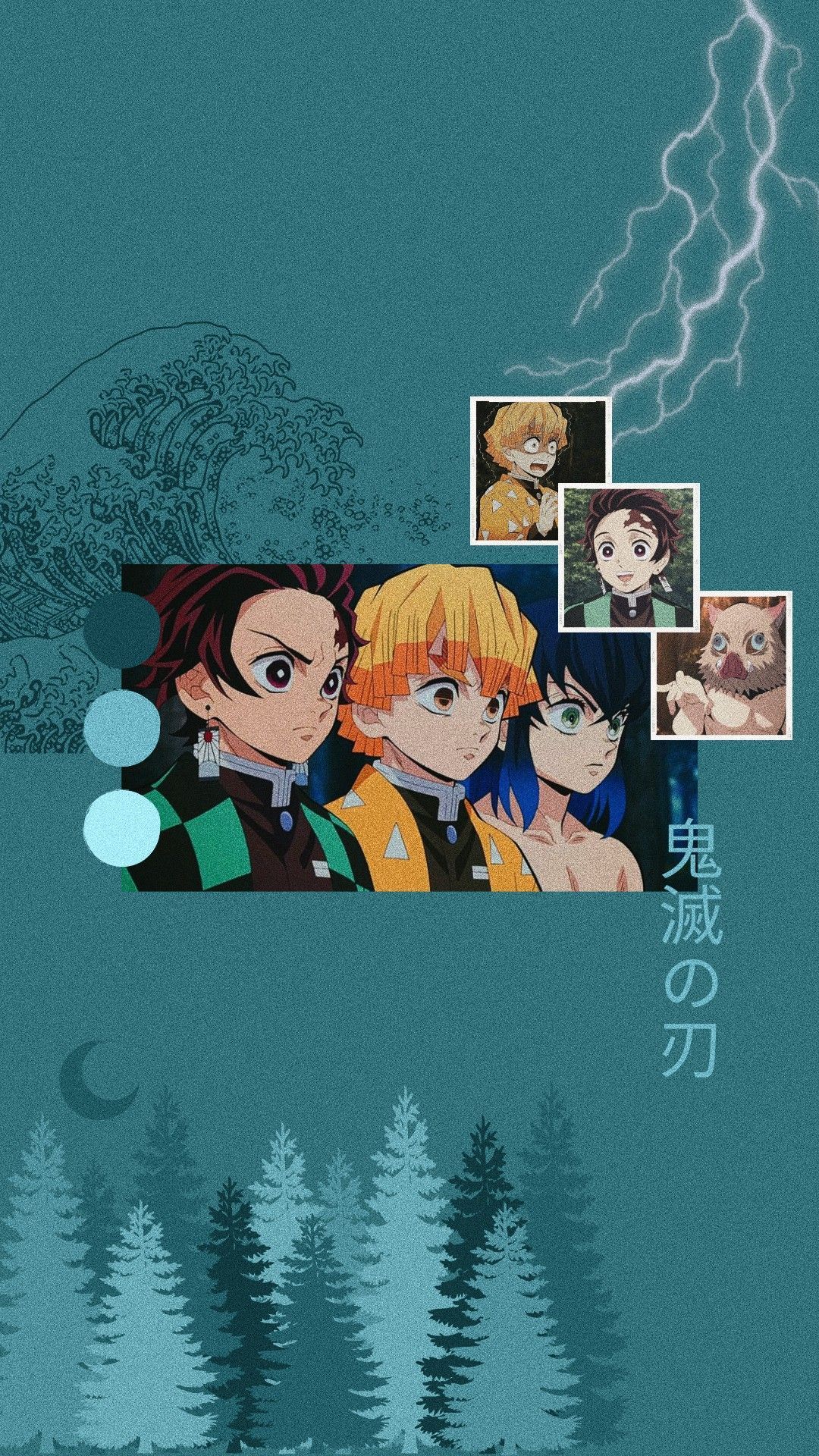 Demon slayer trio wallpaper. Cool anime wallpaper, Anime wallpaper, Anime wallpaper iphone