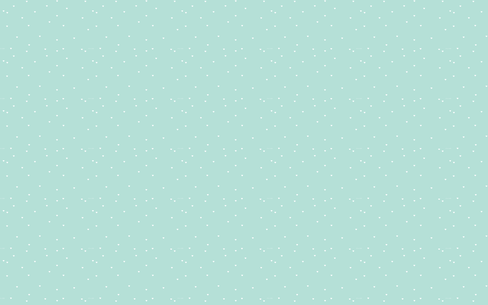 Cute Aesthetic Light Blue Background With Little Hearts Tiled Wallpaper (printed Wallpaper) [1639 X 1026]