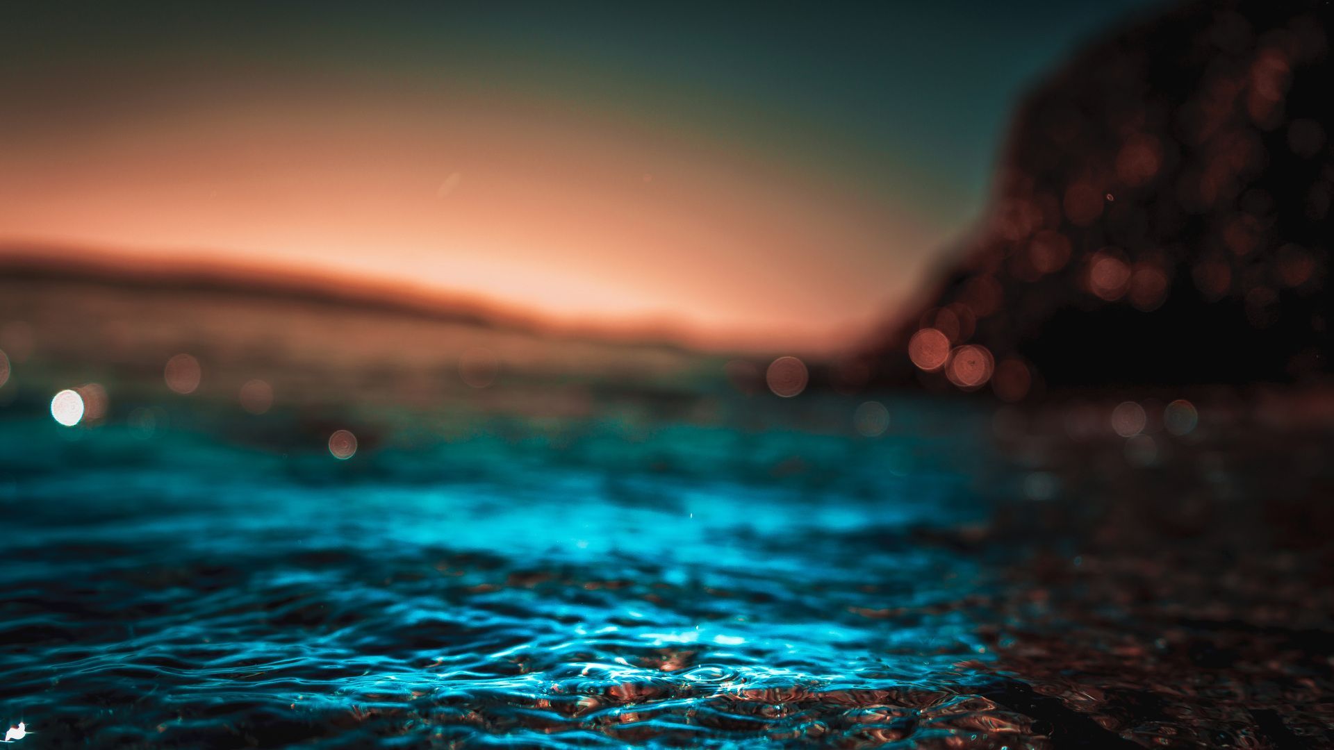 Dawn Depth Of Field Dusk Ocean Sea Sunrise Sunset Water Laptop Full HD 1080P HD 4k Wallpaper, Image, Background, Photo and Picture