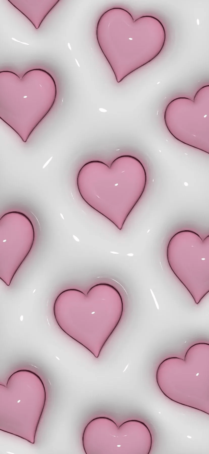Really Cute 3D Aesthetic Wallpaper For Your Phone!. Heart iphone wallpaper, iPhone wallpaper girly, Pink wallpaper iphone