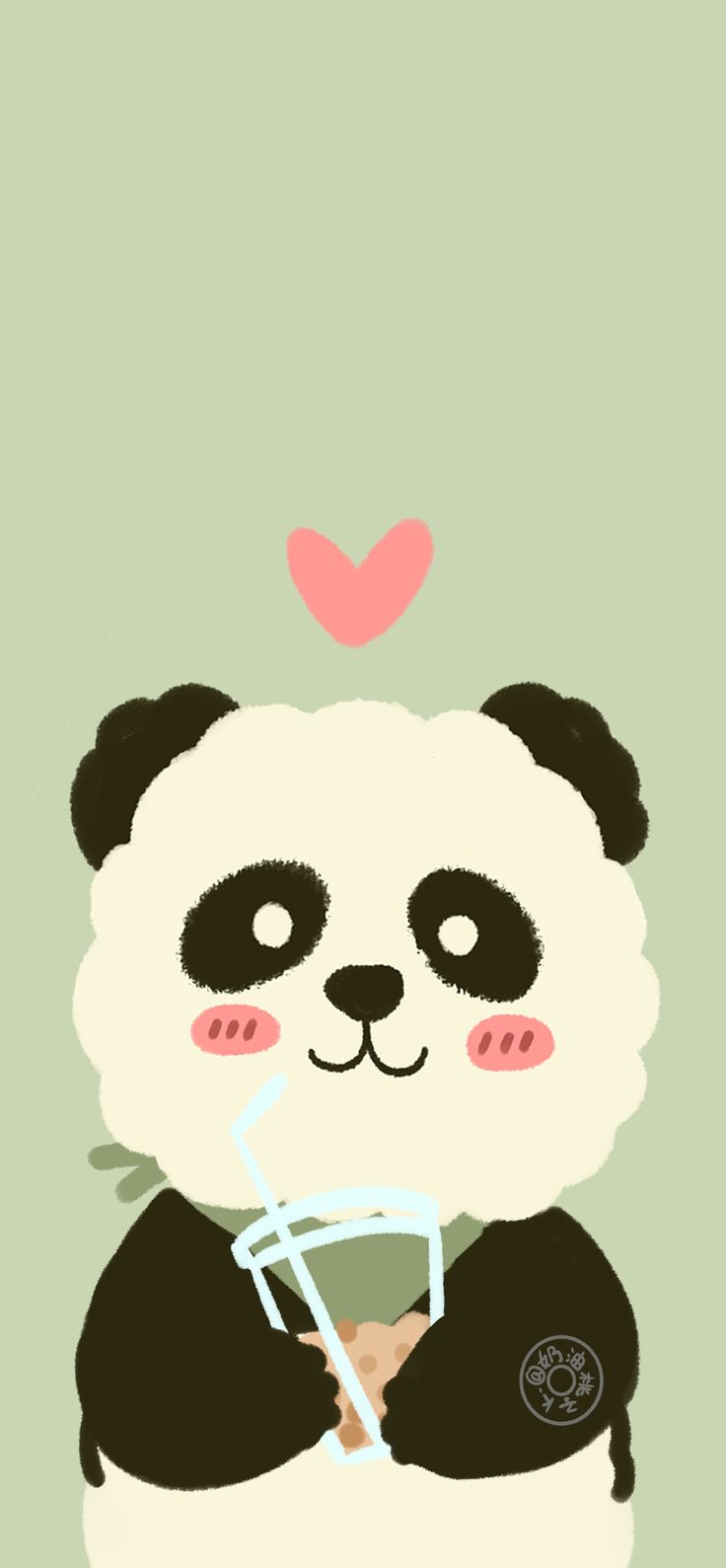 Aesthetic- Background- Wallpaper. Panda wallpaper, Cute wallpaper, Kawaii wallpaper