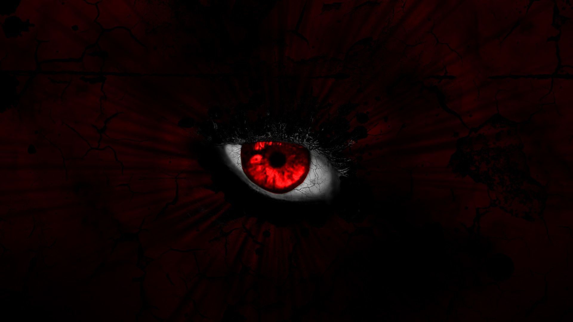 Red Eye HD Red Aesthetic Wallpaper