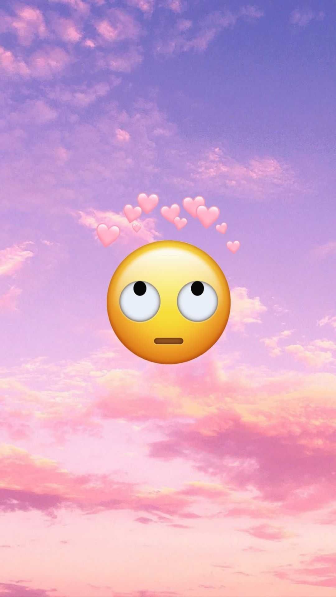 Aesthetic eye roll emoji Wallpaper Download