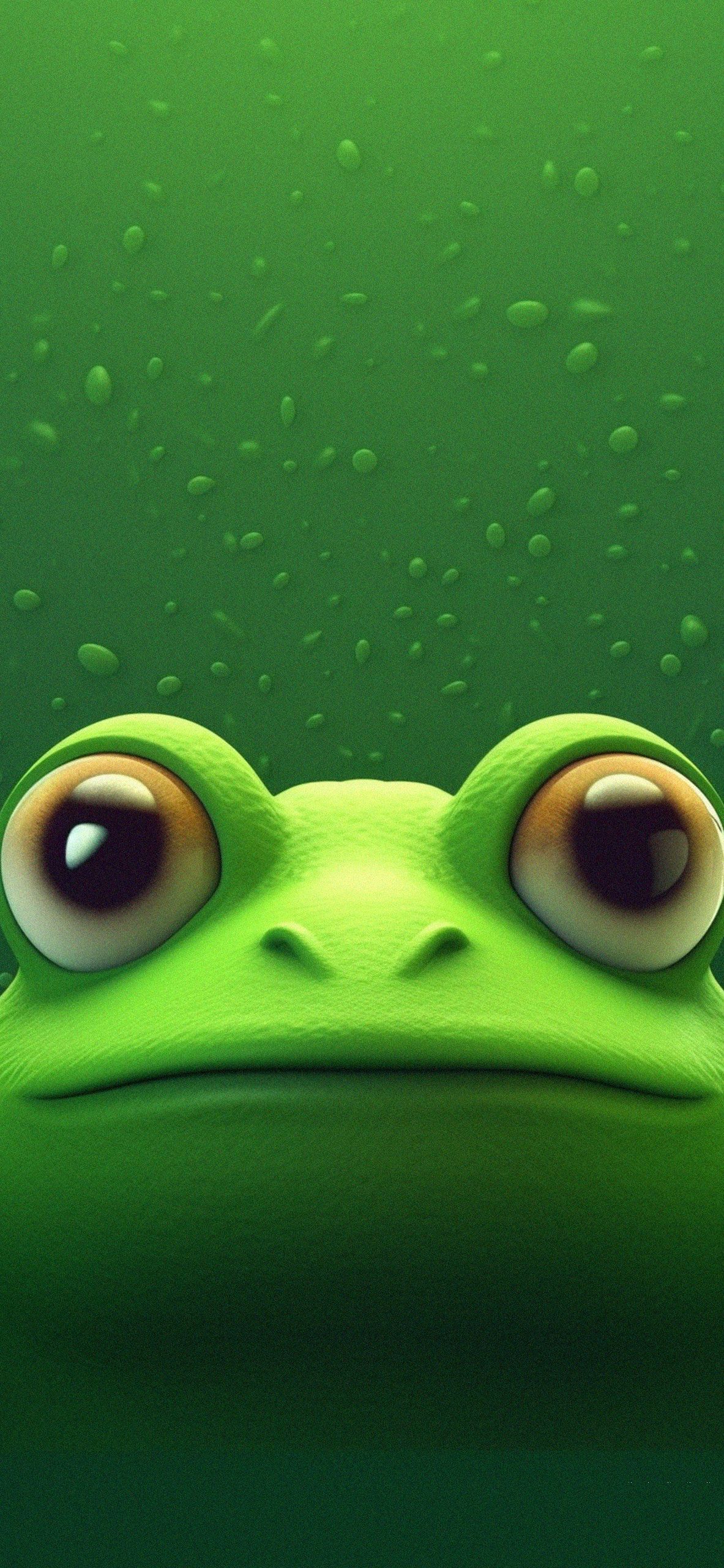 3D Frog Green Wallpaper Frog Wallpaper for iPhone