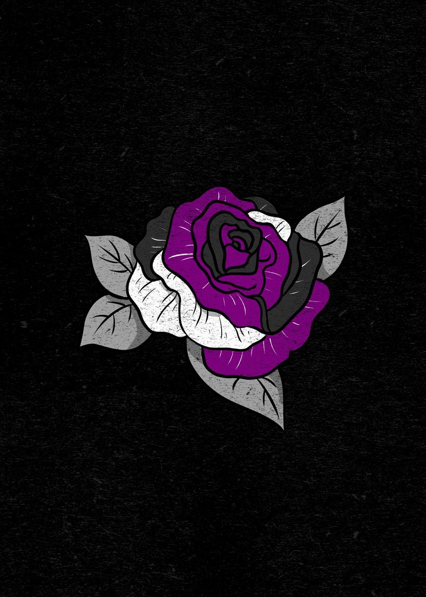 Asexual Rose Ace Pride' Poster