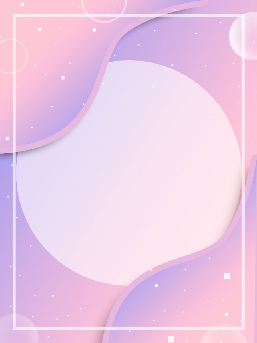 A pink and purple gradient background with a white frame - Border