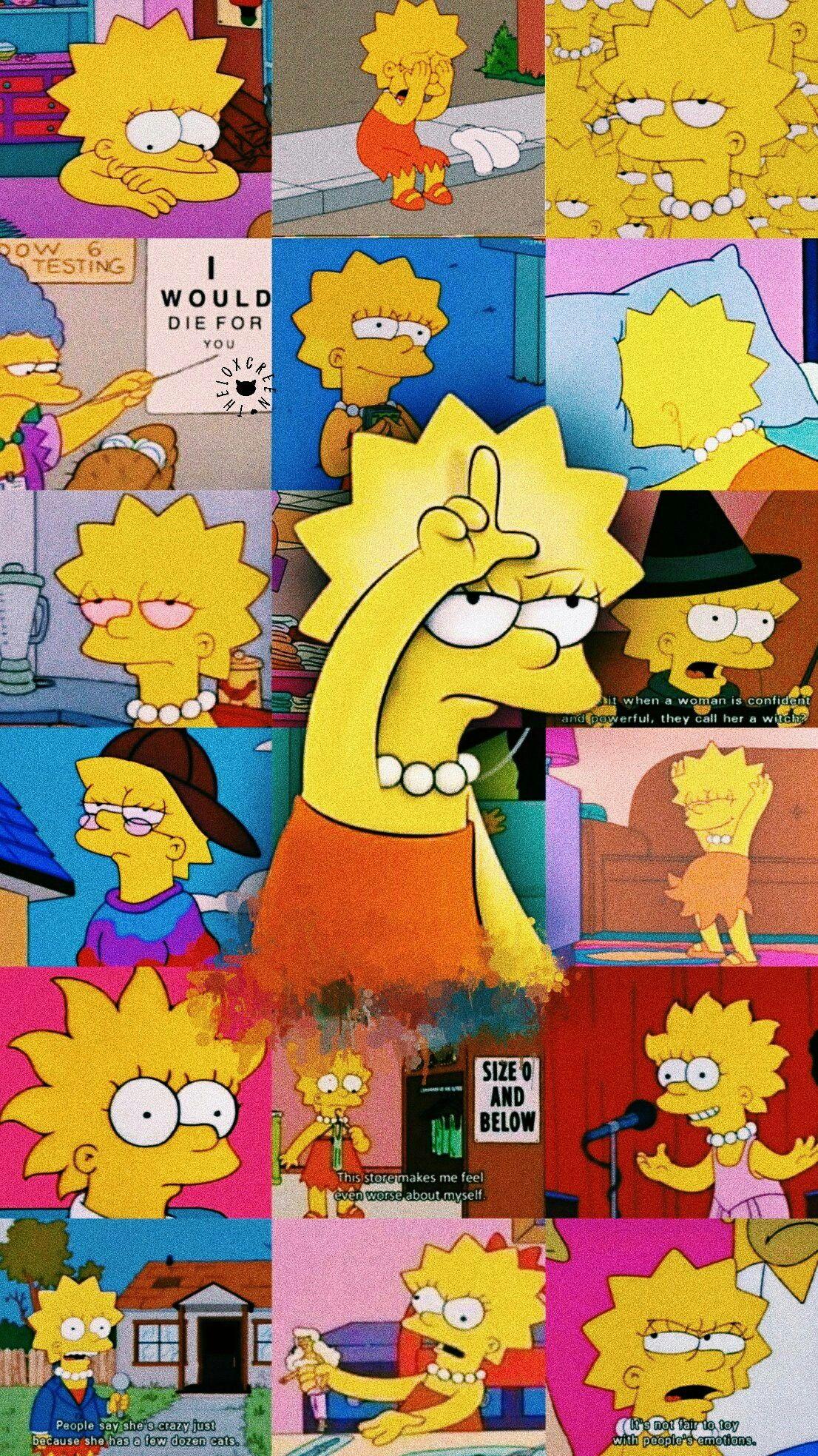 Lisa Simpson wallpaper I made! Let me know if you'd like me to make more! - Lisa Simpson