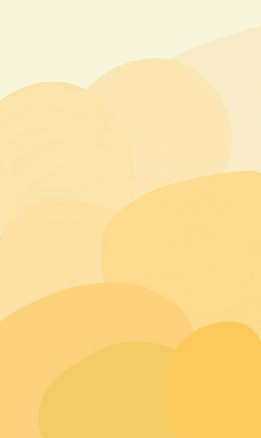 Download Bright and Warm Aesthetic of a Golden Yellow Sun Wallpaper