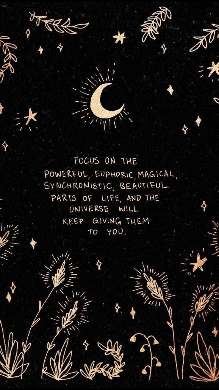 Focus on the powerful, euphoric, magical, synchronistic, beautiful parts of life, and the universe will keep giving them to you. - Spiritual