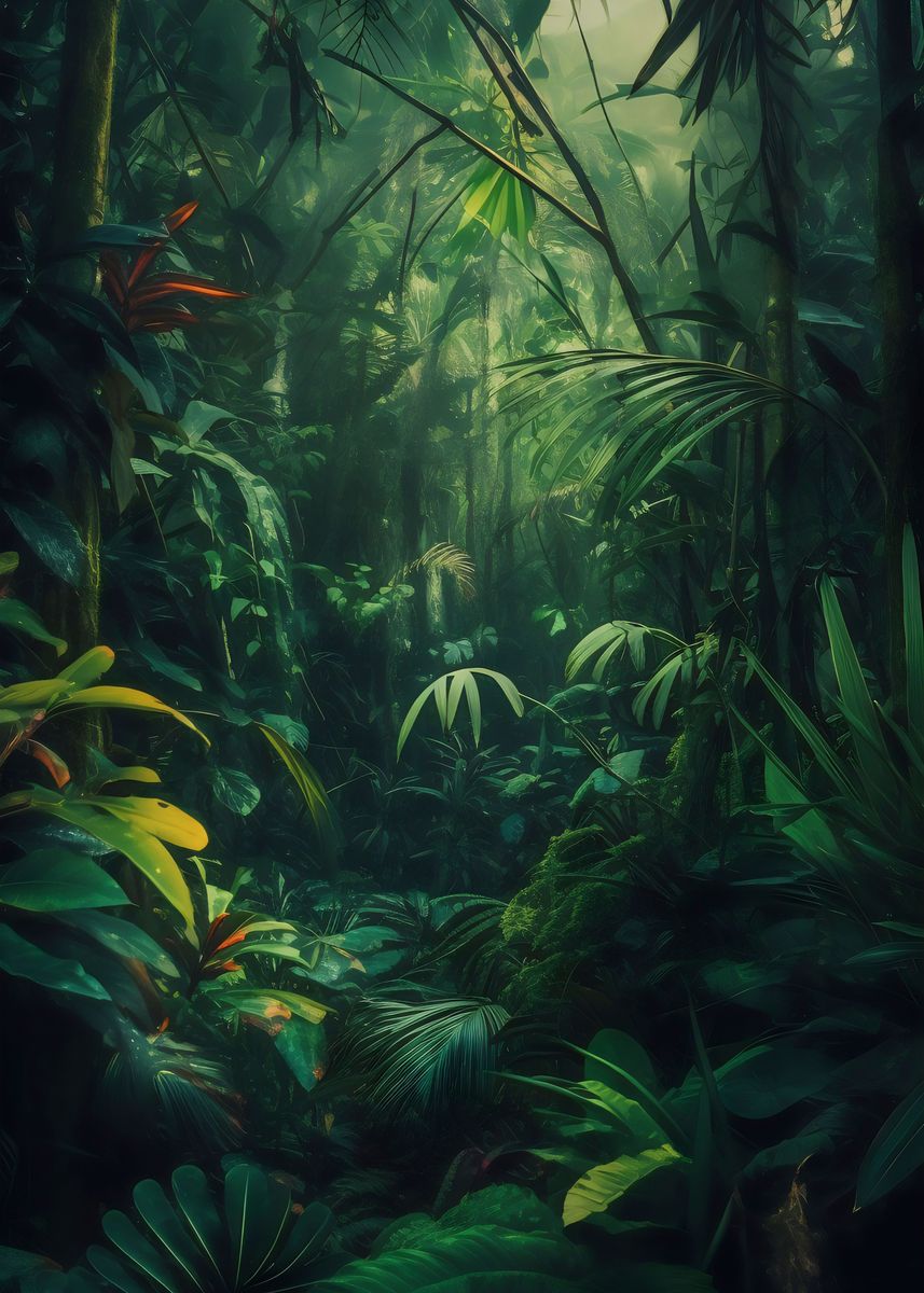 Tropical Jungle' Poster