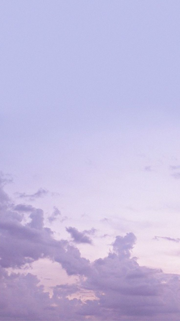 Aesthetic purple sky with clouds phone wallpaper - Scenery