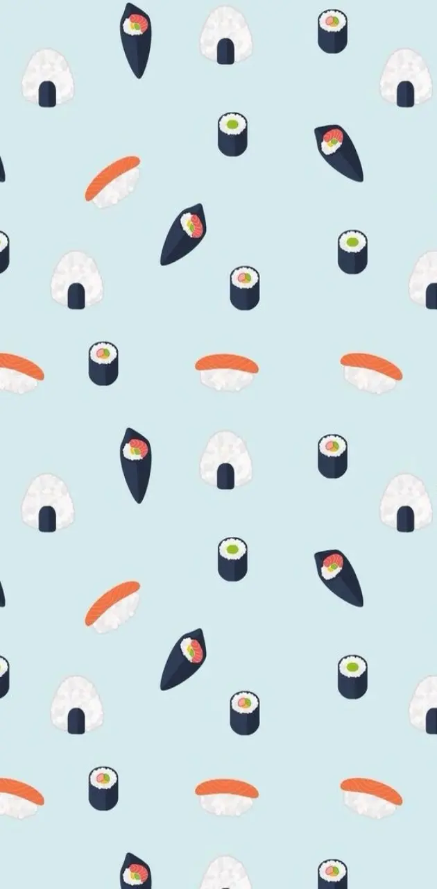 Sushi Patterns wallpaper