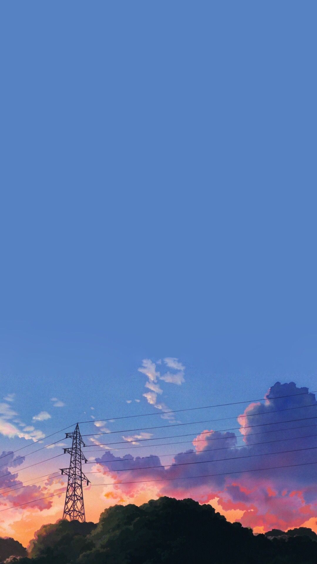 iPhone wallpaper. Scenery wallpaper, Anime scenery wallpaper, Sky aesthetic