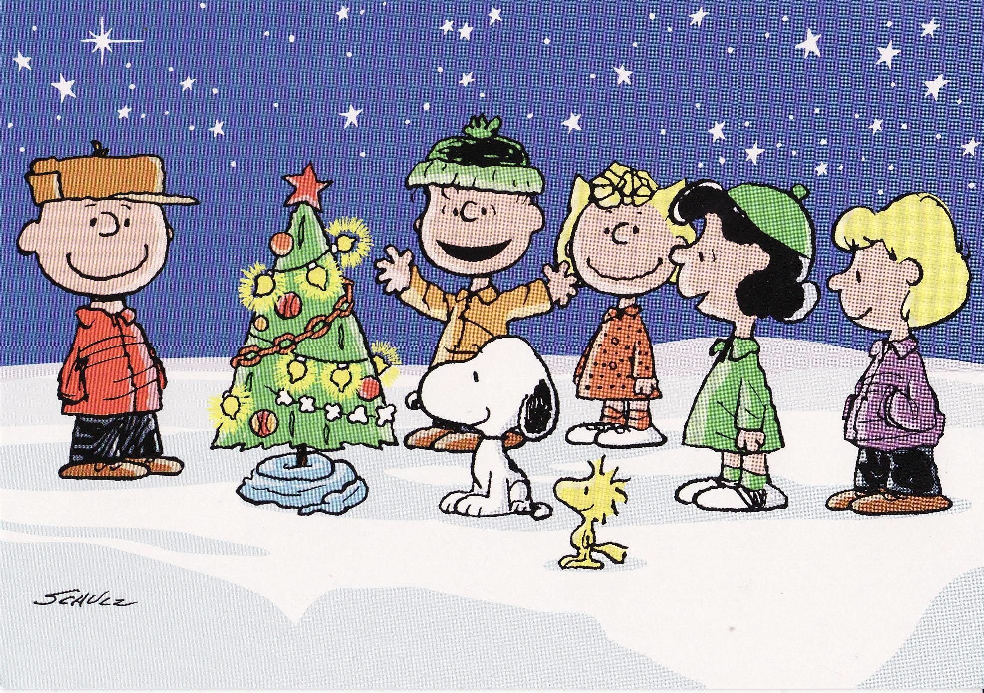 Charlie Brown Peanuts Comics Christmas Wallpaper Picture Free