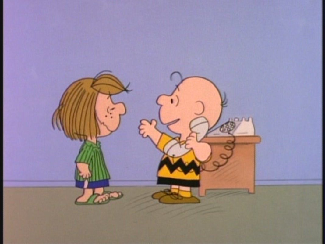 Charlie brown and snoopy in a cartoon - Charlie Brown