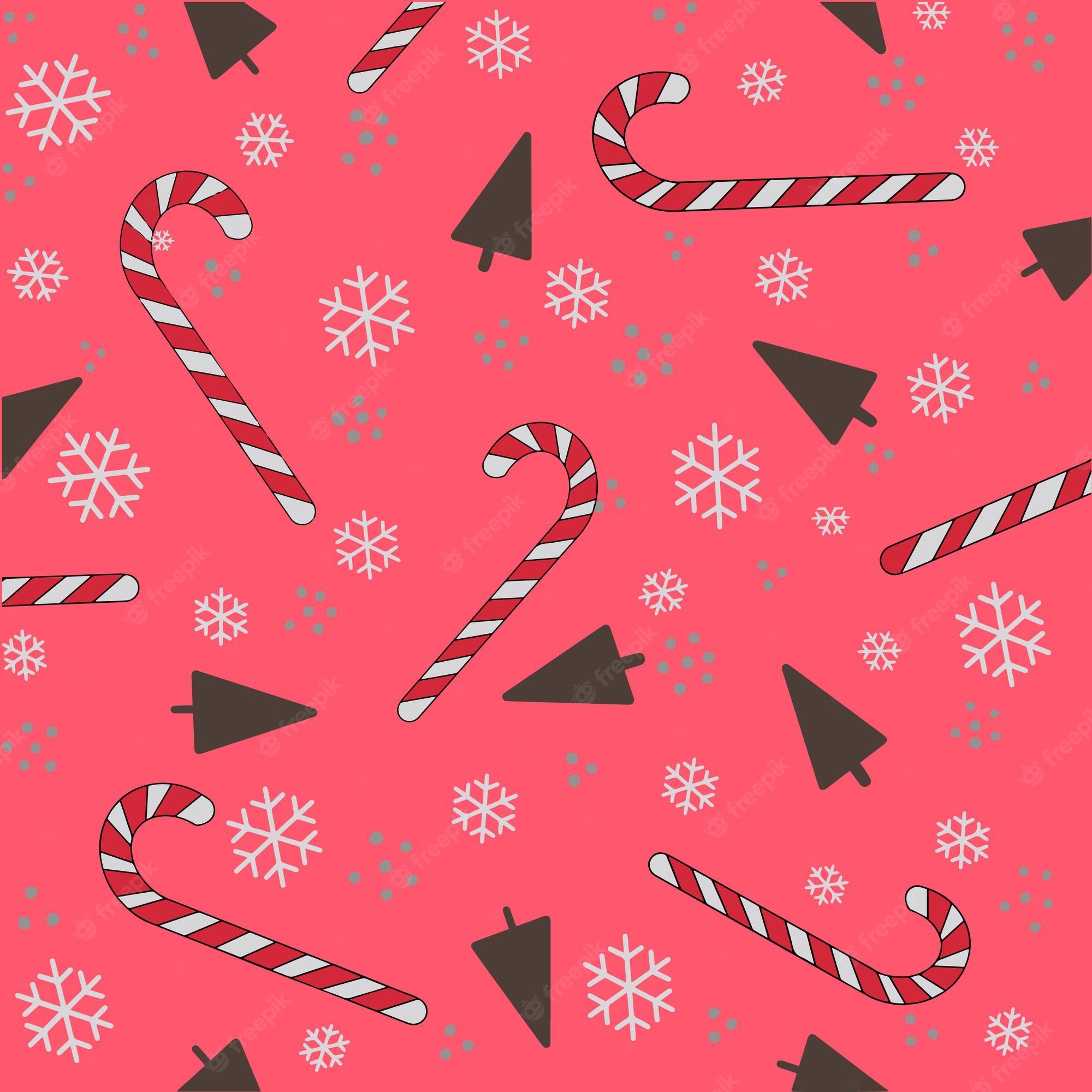 Cute Candy Cane Wallpaper Image