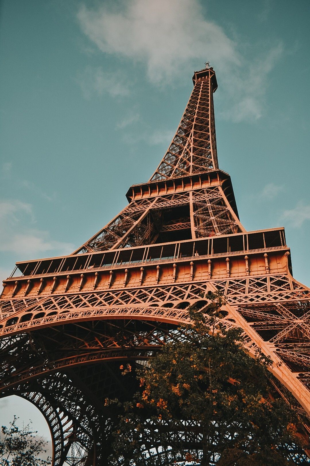 The Eiffel Tower is a wrought iron lattice tower in Paris, France. - Eiffel Tower, Paris