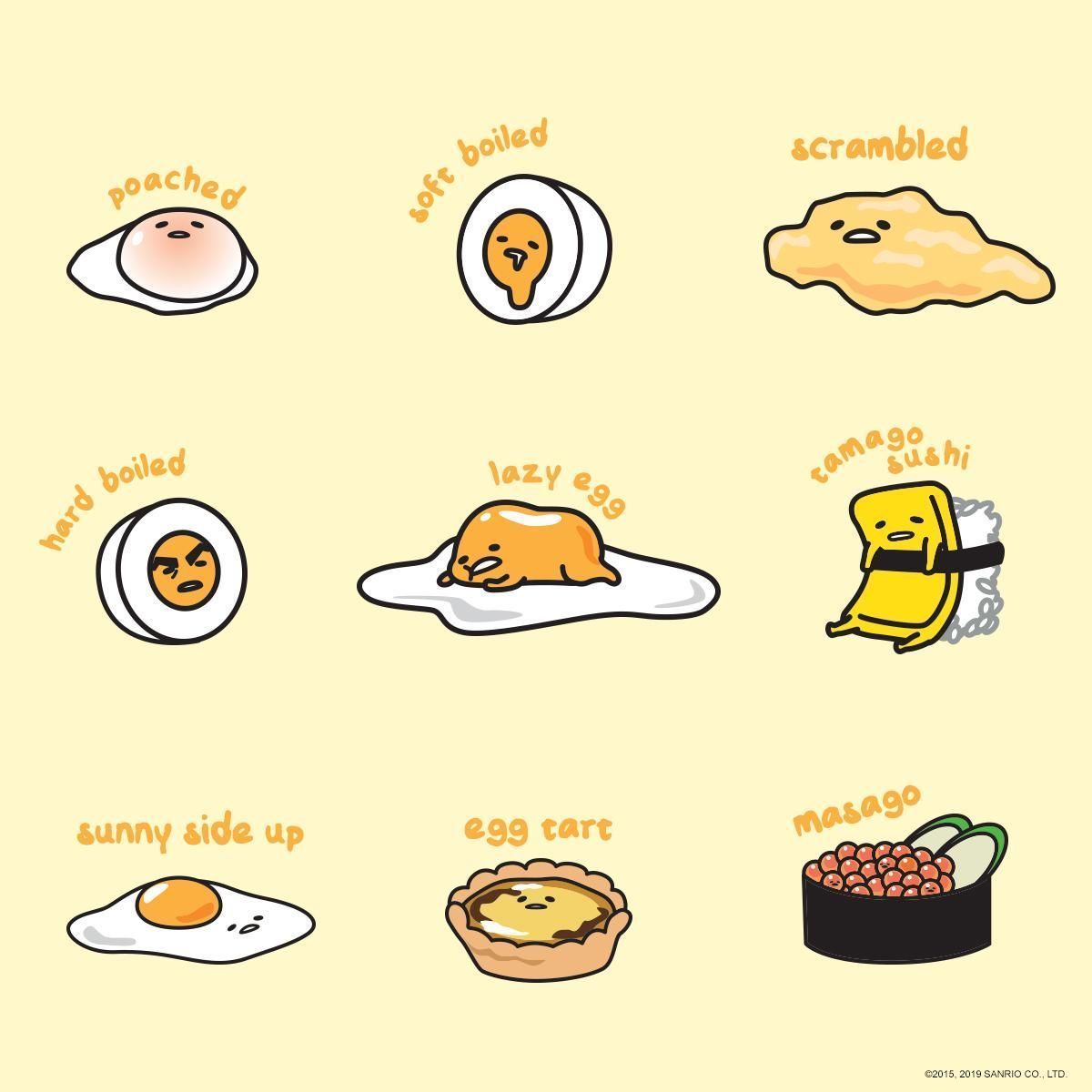An illustration of different ways to cook an egg. - Egg