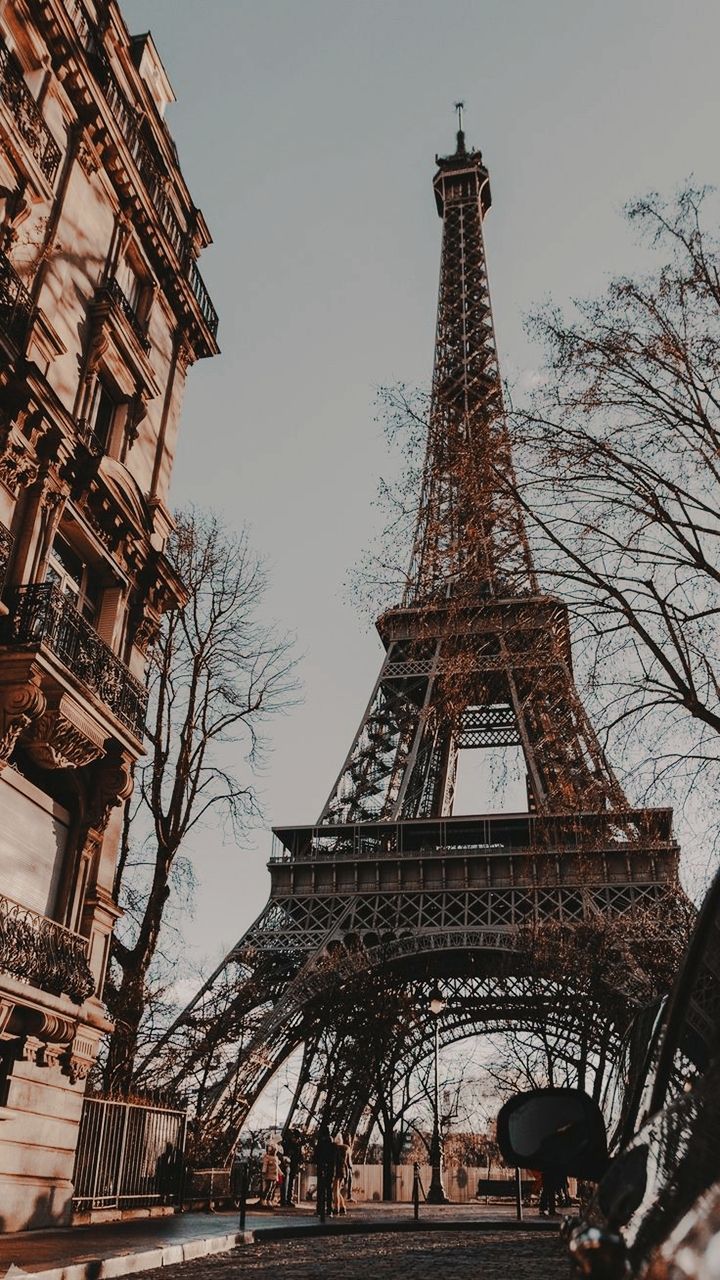 The Eiffel Tower in Paris, France is a wrought iron lattice tower that is the tallest structure in Paris and the most visited monument in the world. - Eiffel Tower, France