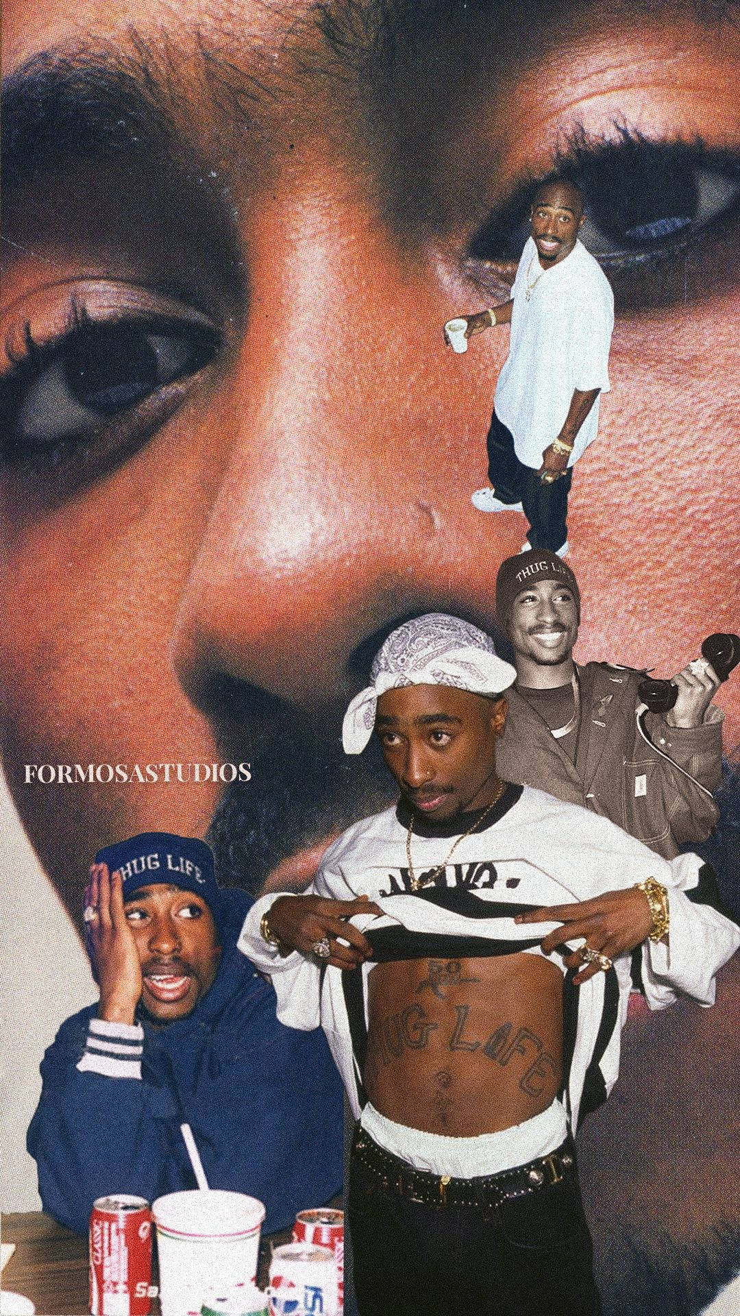 Download 90s Rapper 2Pac Wallpaper
