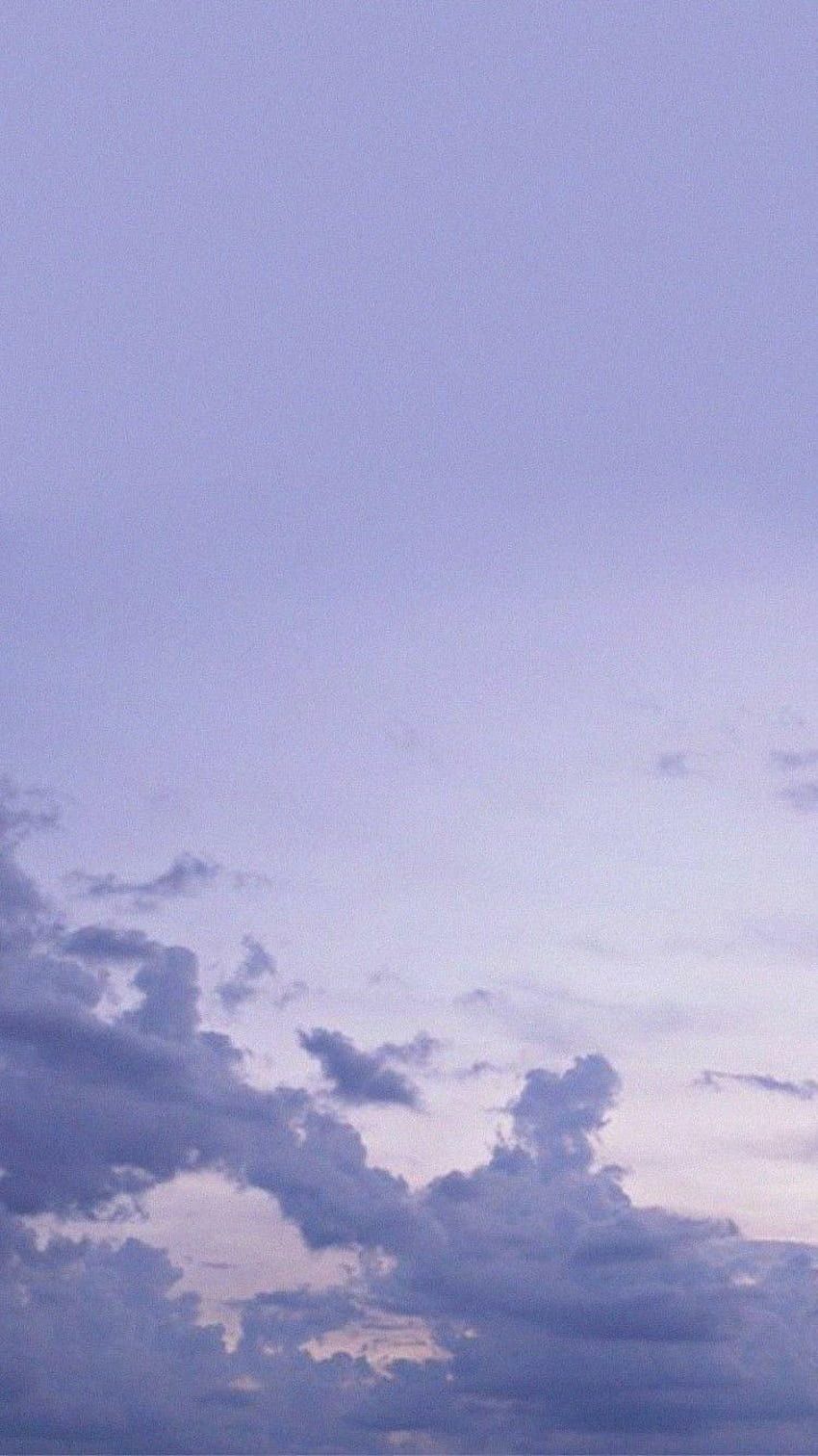 Aesthetic phone wallpaper of a blue sky with clouds - Cloud