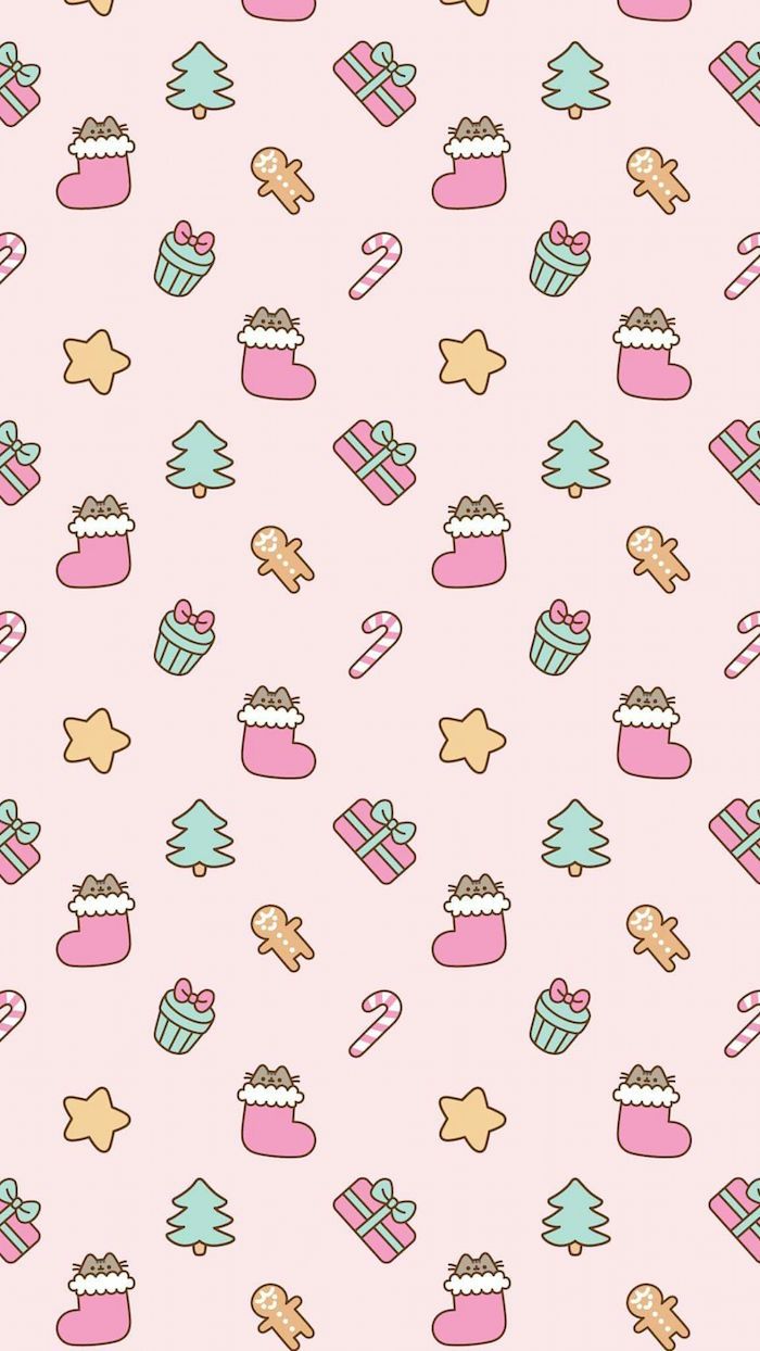 Cute Christmas wallpaper for a festive mood