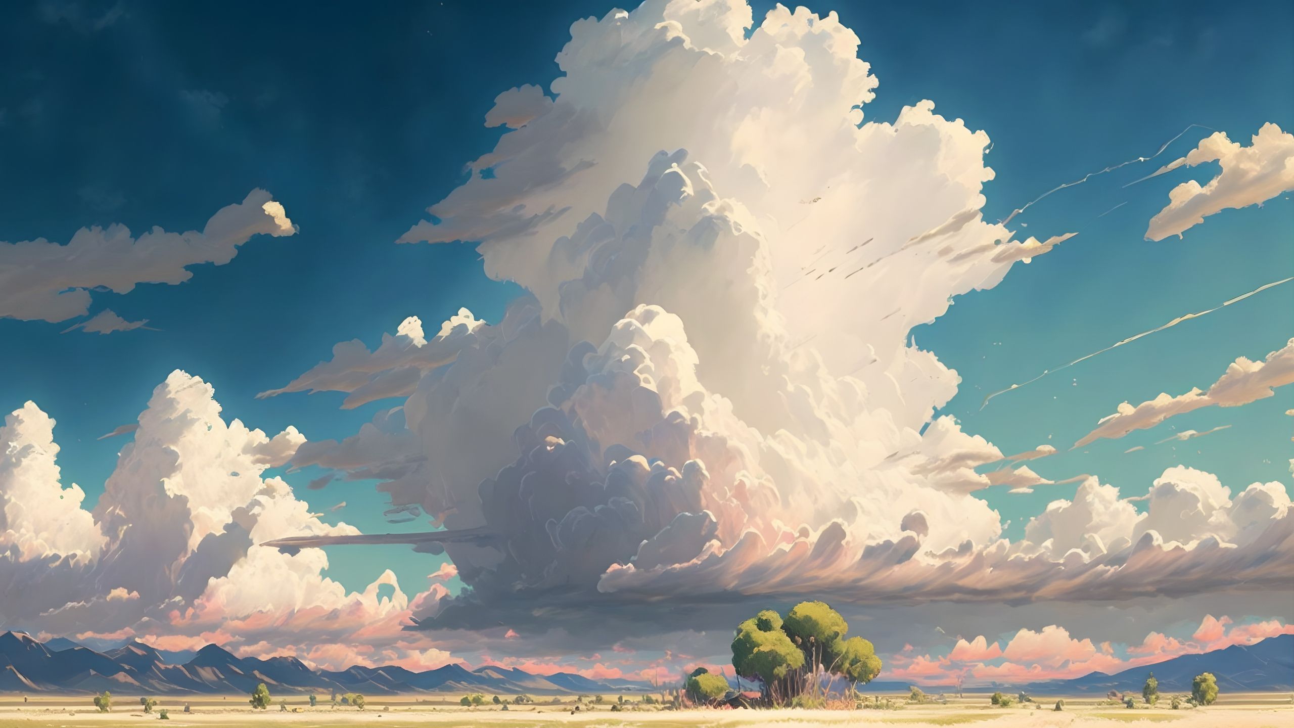 Cloudy Landscape [2560x1440]