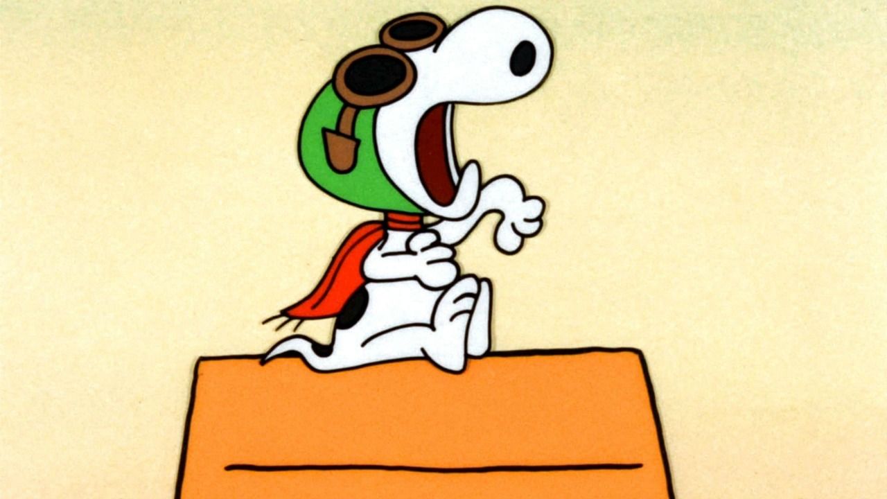 The Flying Ace is a 1964 Peanuts film featuring Snoopy as a pilot. - Charlie Brown