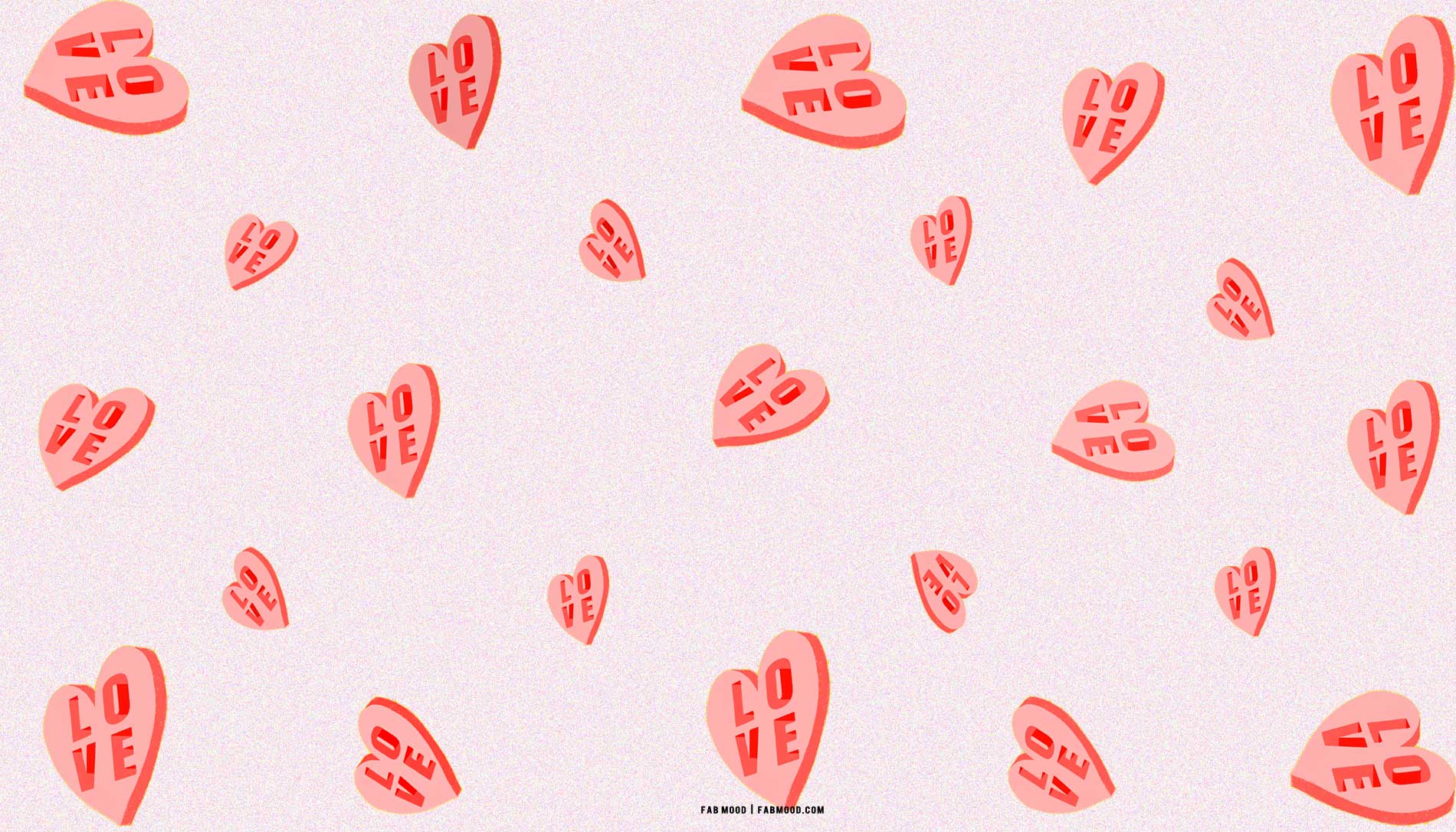 A pink heart shaped pattern on the wall - Love, heart, Valentine's Day, candy, February