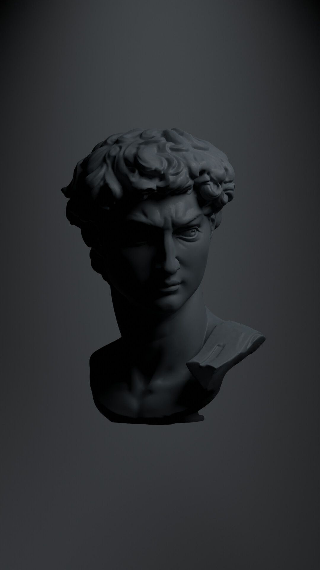 3D render of a classical bust - Statue, Greek statue
